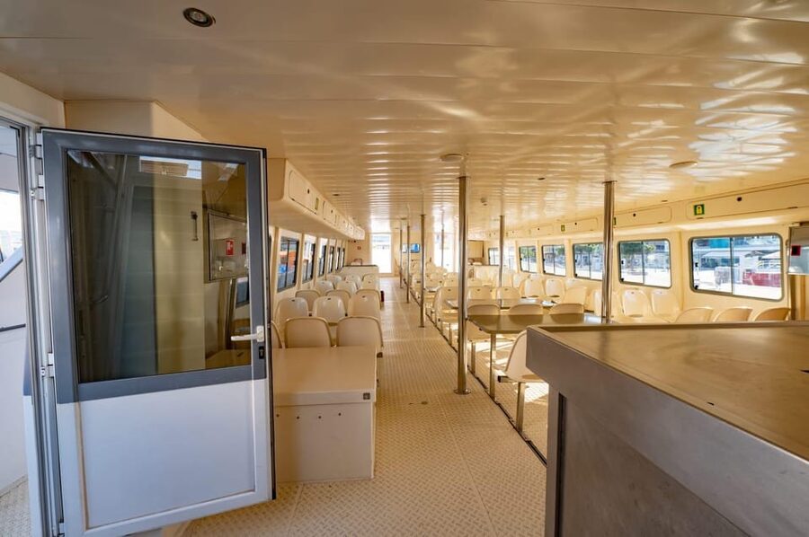 Santa Pola: Tabarca Catamaran Cruise with Underwater Vision - The boat ride and underwater viewing