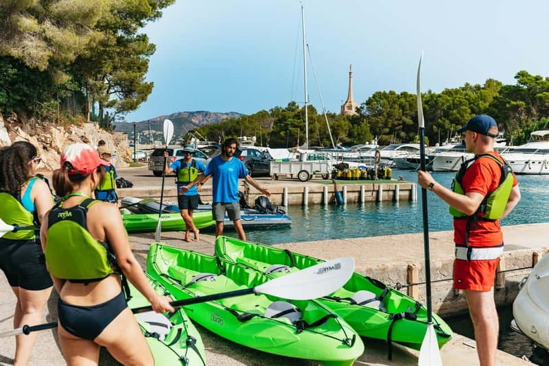 Santa Ponsa: Marine Reserve Kayak Tour - Caves, rock formations, and the natural pool