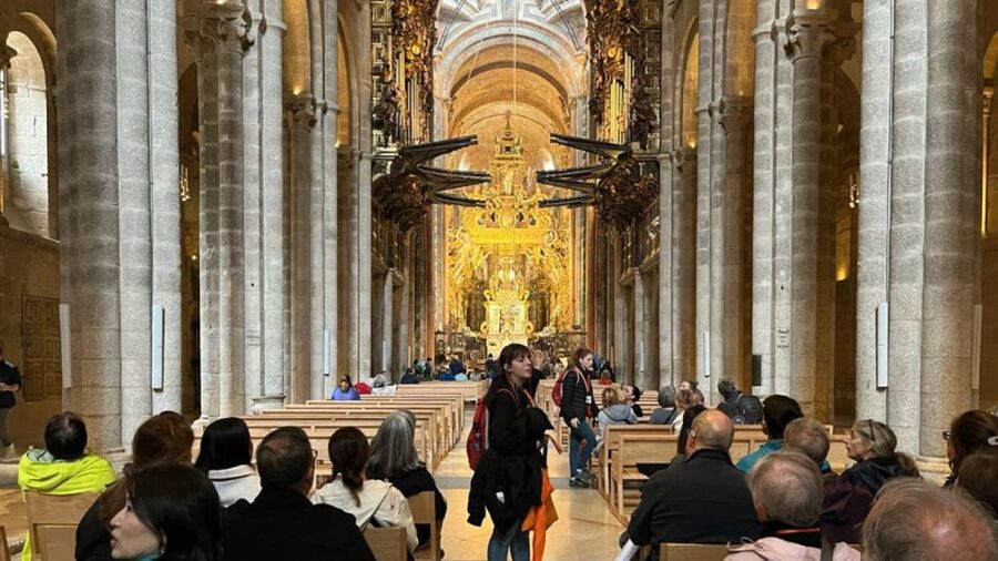 Santiago de Compostela: Cathedral, Museum, and Old Town Tour - The Cathedral interior, about 45 minutes