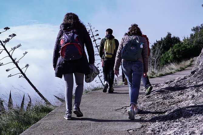 Semi-Private Montserrat Monastery & Hiking Experience - A mountain hike with stairs, rocks, and wide views