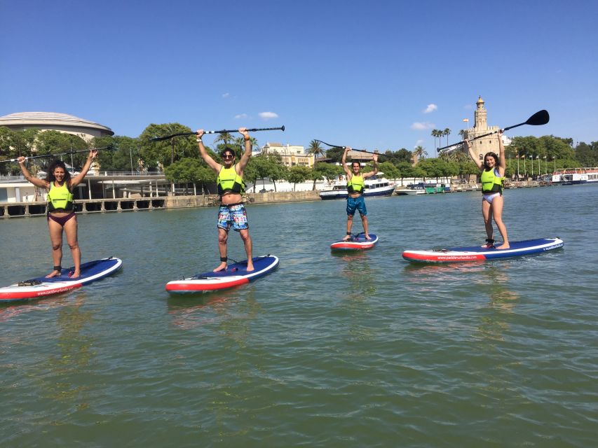 Seville: 1.5-Hour Daytime Standup Paddleboarding Tour - The Triana riverfront and modern Seville