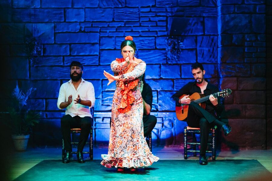 Seville: Baraka Sala Flamenca Show with Drink in Triana - Entering the Lola de los Reyes flamenco room
