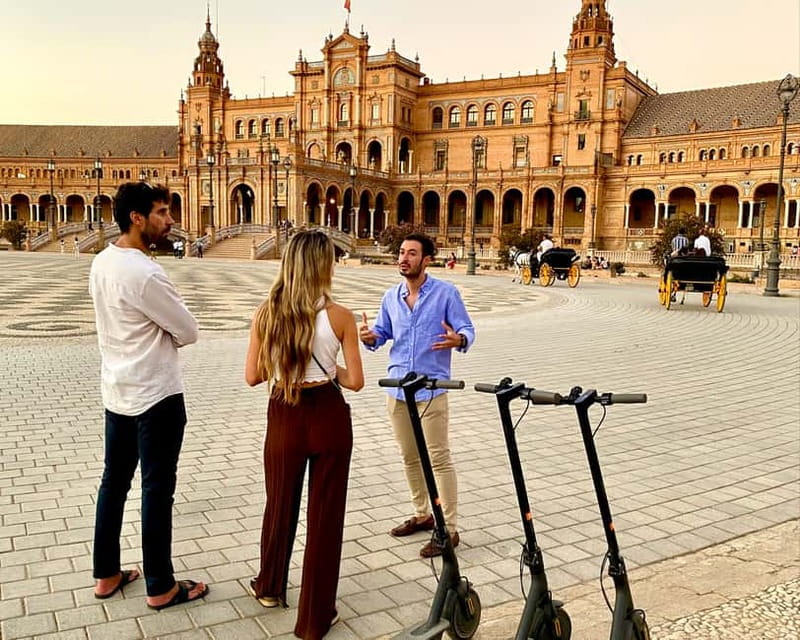 Seville: Electric Bike City Tour - San Telmo Palace and the route toward María Luisa Park