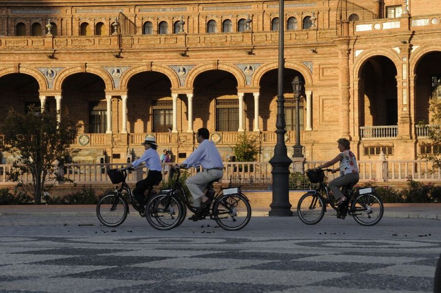 Seville: Electric Bike Tour in Small Group - Plaza de España and María Luisa Park