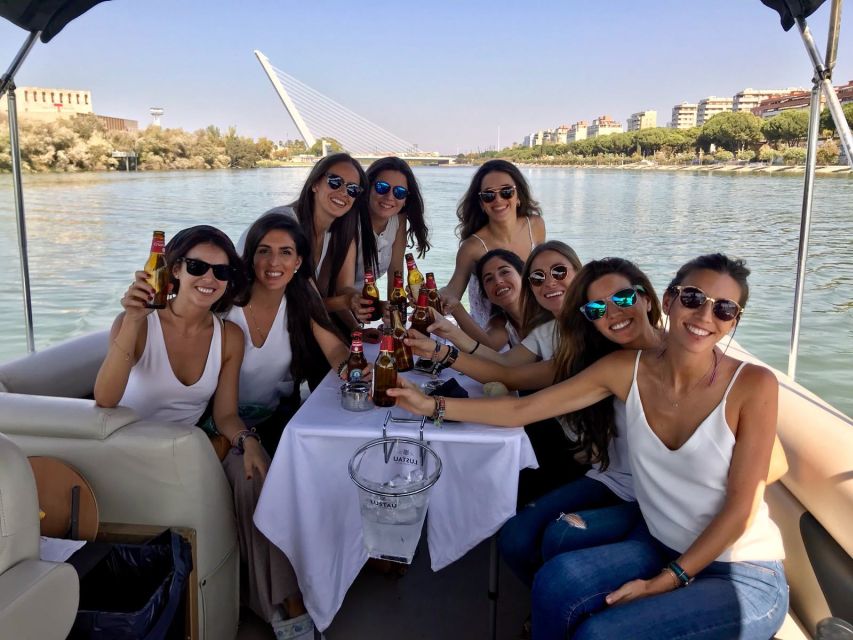Seville: Exclusive River Boat Tour with Tapas - A calm break from Seville’s heat