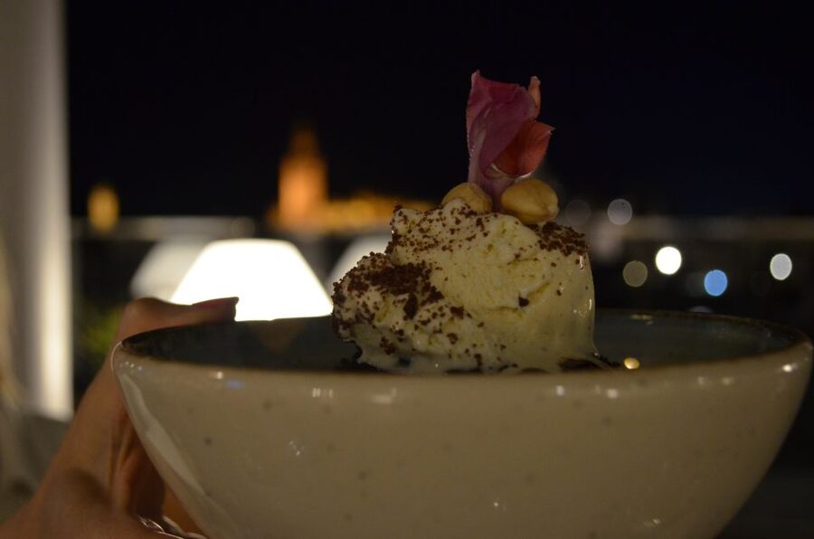 Seville: Flamenco Show & Roof Dinner with Cathedral Views - 21:30 dinner at Hotel Abba Sevilla