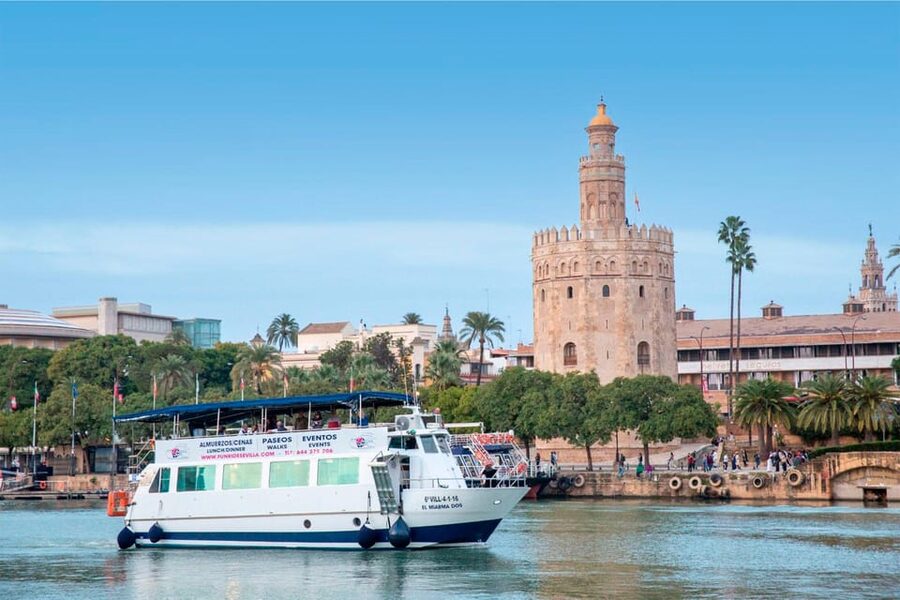 Seville: Guadalquivir Boat Tour with Optional Lunch/Dinner - Key points to know before boarding