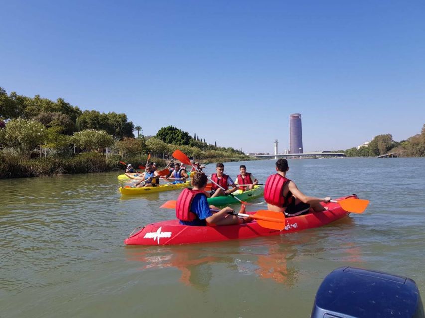 Seville: Guadalquivir River Kayaking Trip - The Torre del Oro from the river