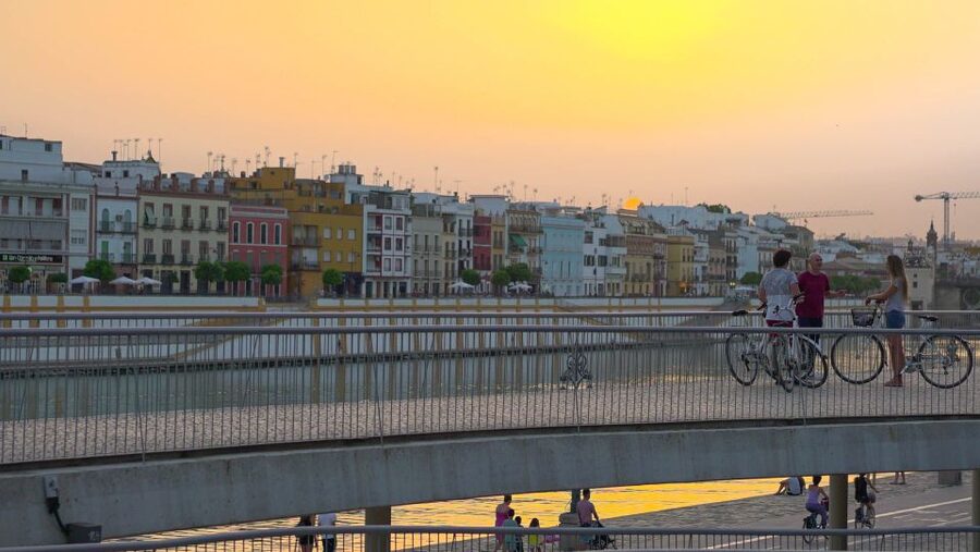 Seville: Guided Sunset Bike Tour - Palacio San Telmo and Seville’s grand civic side