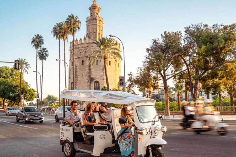 Seville: Private City Tour by Eco Tuk Tuk - Plaza de España, the tour’s essential stop