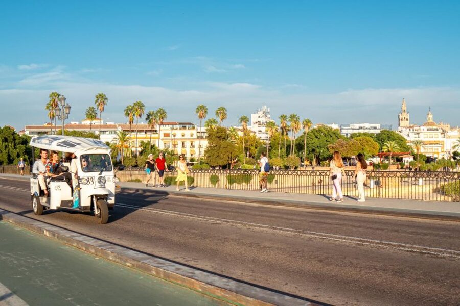 Seville: Private City Tour by Eco Tuk Tuk - Rolling through María Luisa Park and Plaza de América
