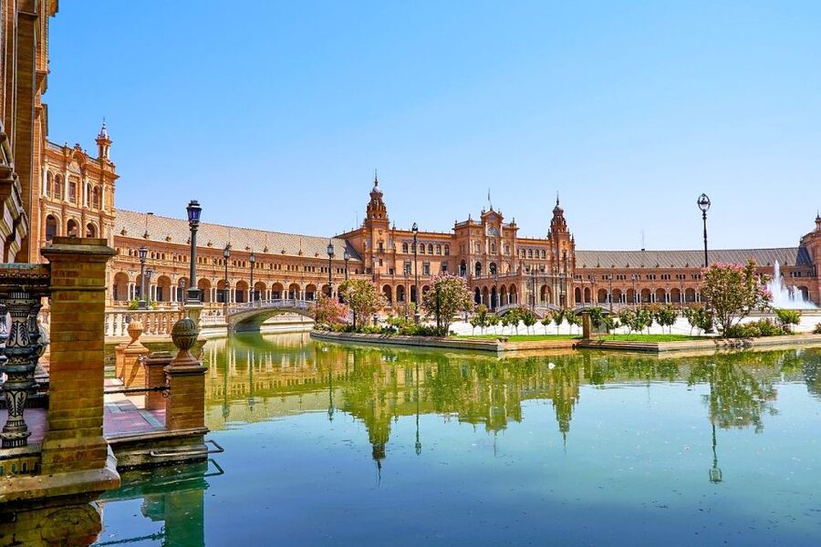 Seville: Small-Group City Highlights Walking Tour - Plaza de España, the grand finish