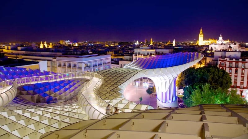Seville: Sunset Roof Top Walking Tour - Metropol Parasol, the modern finale