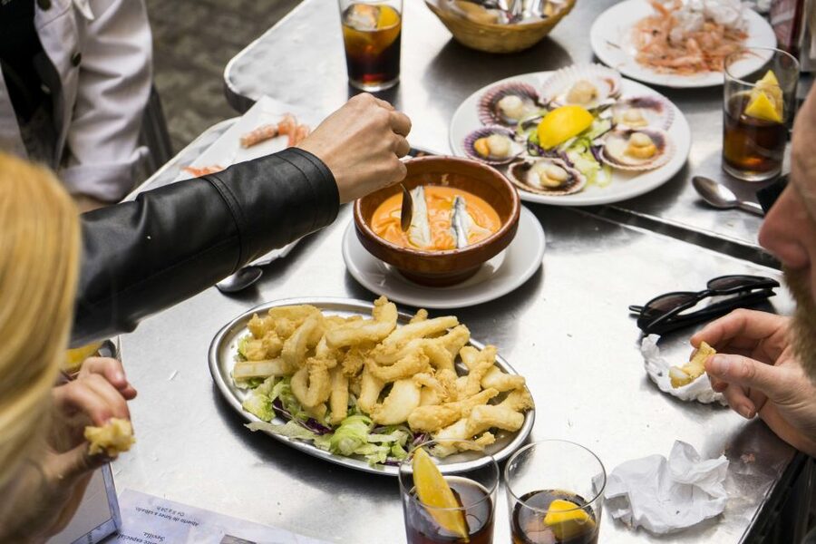 Seville: Tapas Crawl - Second stop: beer, wine, and more familiar favorites