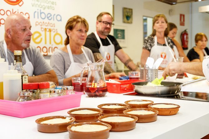 Spanish Cooking Class Paella Tapas and Sangria in Madrid - Cooking paella, gazpacho, and sangria
