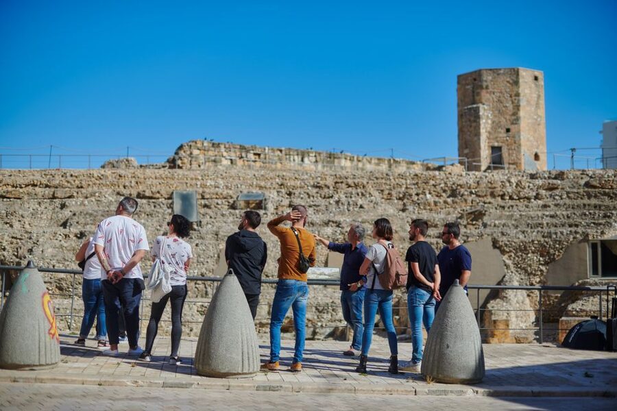 Tarragona: Roman Heritage Guided Walking Tour - Roman buildings among modern homes