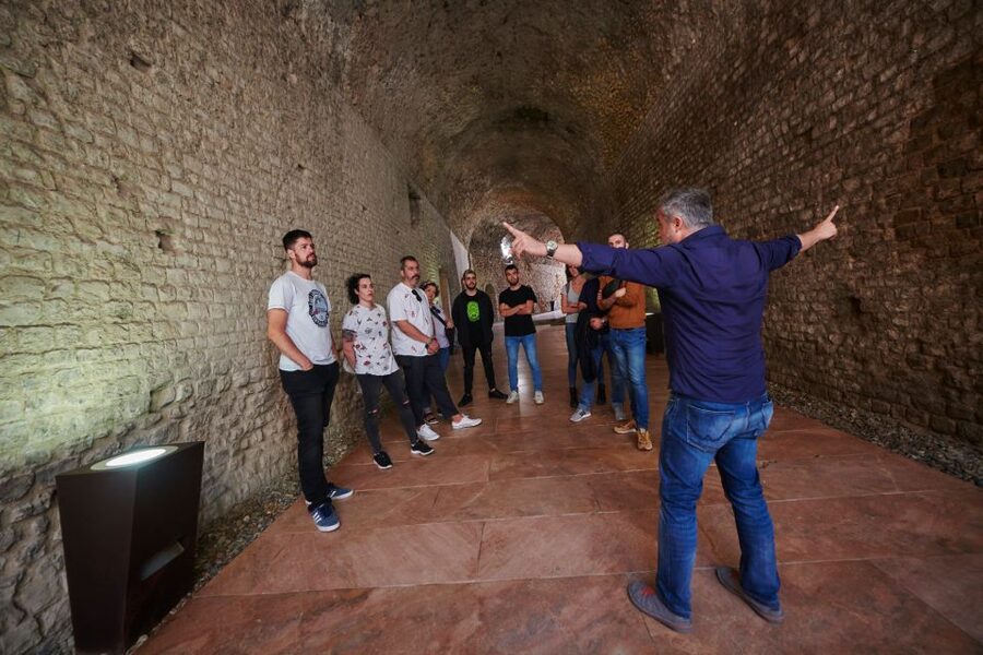 Tarragona: Roman Heritage Guided Walking Tour - Entering the Circus vaults