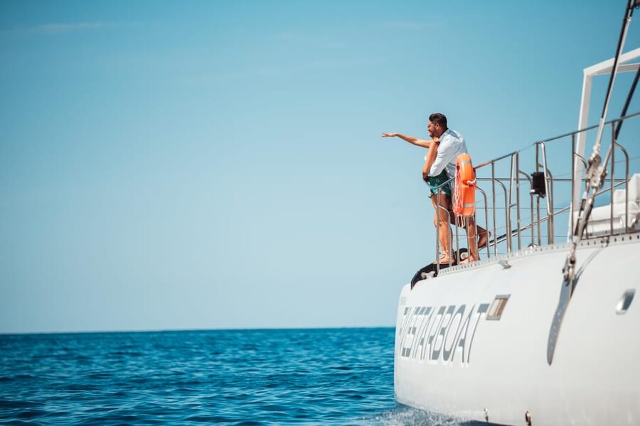Tenerife: Catamaran Cruise with Brunch and Unlimited Drinks - The Diego Hernández Beach stop