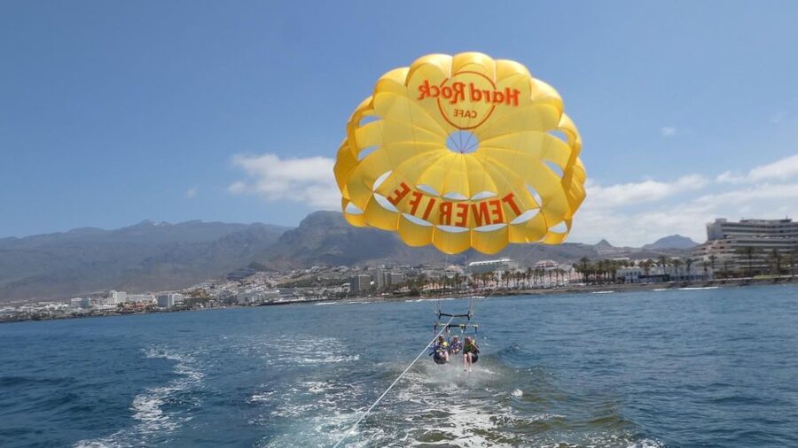 Tenerife Costa Adeje Parasailing - The 10-minute flight above the sea