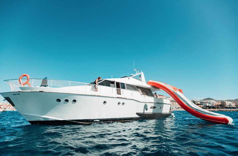 Tenerife: Fun Yacht Trip with Water Activities and Toys - Las Vistas and the main swim stop