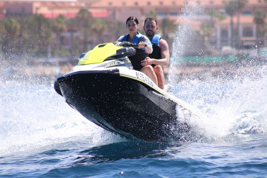 Tenerife: Jet Ski Guided Tour with Optional Photo Service - Practical preparation for the dock