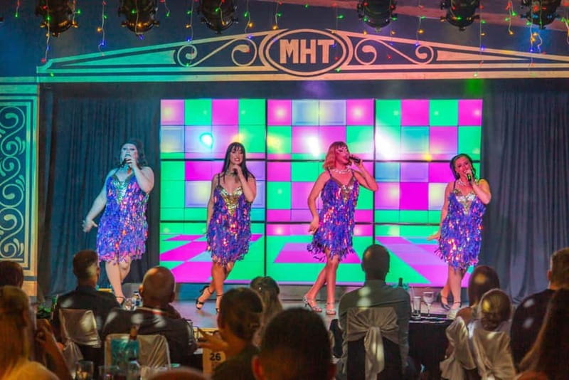 Tenerife: MHT - Music Hall Tavern Comedy Drag Dinner Show - A three-course dinner with British comfort food