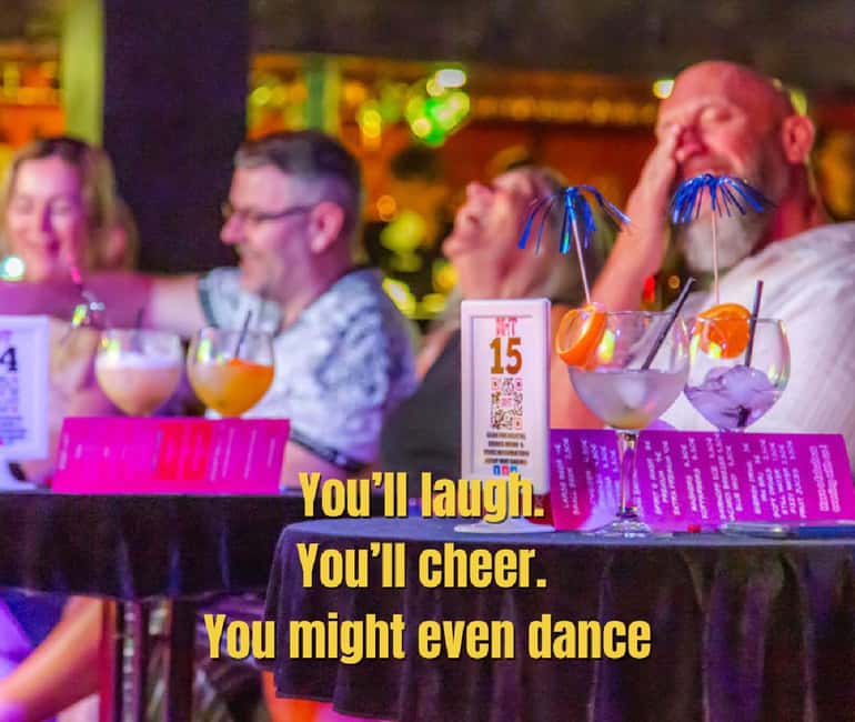 Tenerife: MHT - Music Hall Tavern Comedy Drag Dinner Show - Drinks, service, and the rhythm of the night