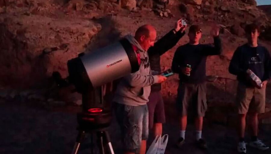 Tenerife: Sunset Night Tour and Stargazing at Teide + Dinner - One hour and 45 minutes with the night sky