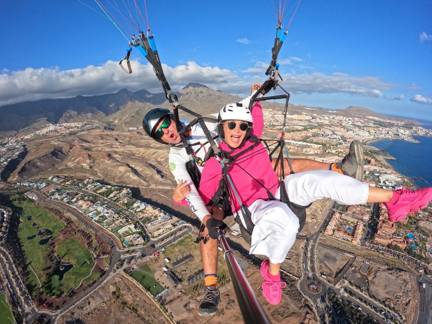Tenerife: Tandem Paragliding Flight - The beach landing at Playa la Enramada