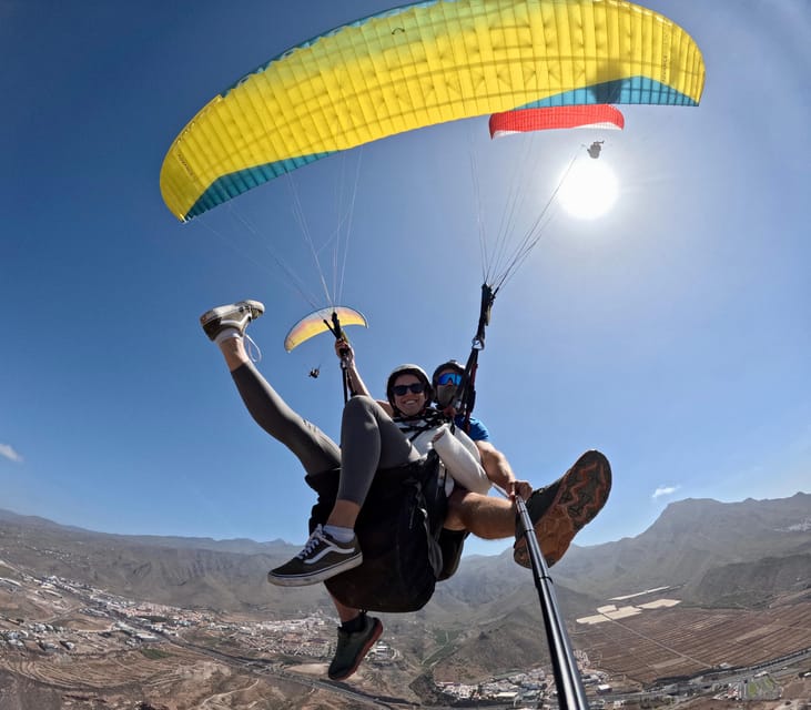 Tenerife: Tandem Paragliding in Adeje with hotel transfer - The Camino las Moraditas briefing and views