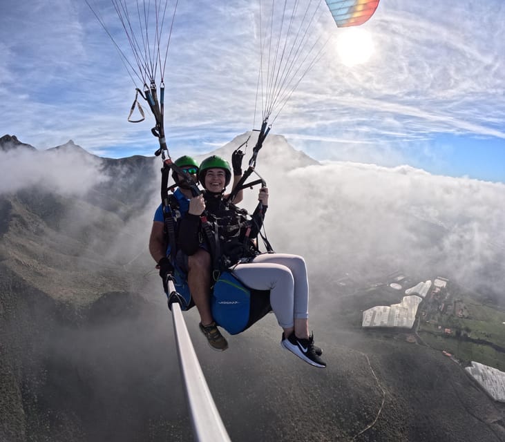 Tenerife: Tandem Paragliding in Adeje with hotel transfer - The flight over Adeje toward La Caleta