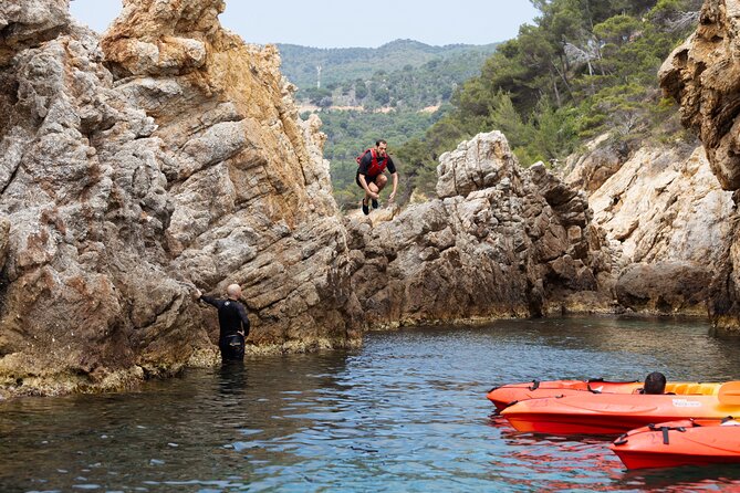 Tossa de Mar: Kayak & Snorkel Tour with Paella from Barcelona - Tossa de Mar’s medieval town and castle