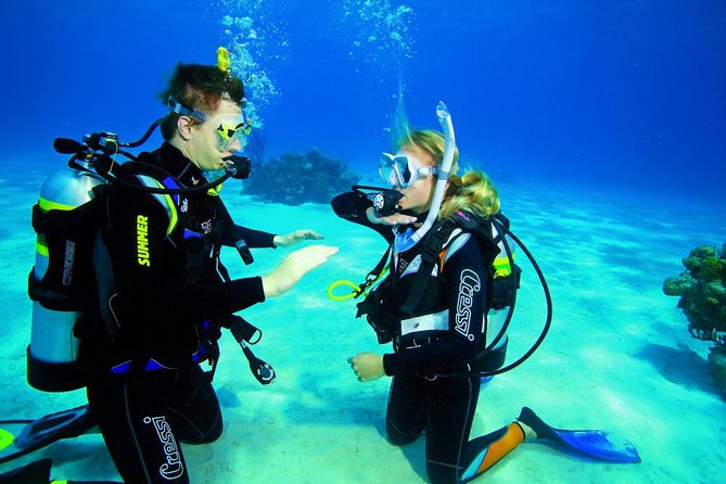 Try Dive - PADI Discover Scuba Diving in Tenerife - Getting comfortable with the equipment