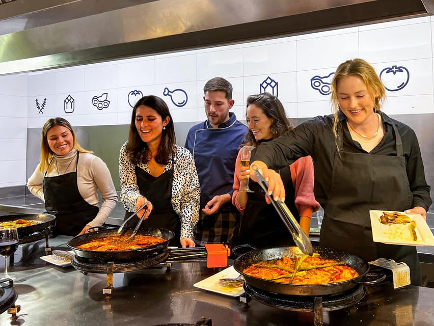 Valencia: Paella Cooking Class with Central Market Tour - A Hands-On Class With Your Own Cooking Station