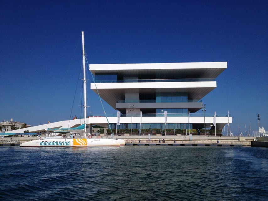 Valencia: Sailing Catamaran Cruise with Valencian Lunch - The Swim Stop Near Valencia