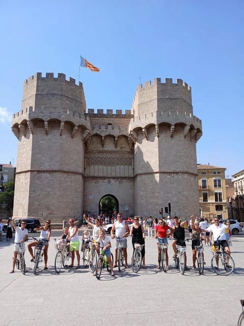 Valencia: Top 25 Highlights Guided Bike Tour - Mercado Central and the Lonja de la Seda