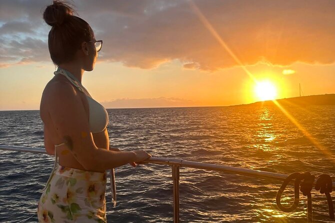 Whale and Dolphin Watching Catamaran with Transfer and Buffet - Drinks begin early, and the food keeps it easy